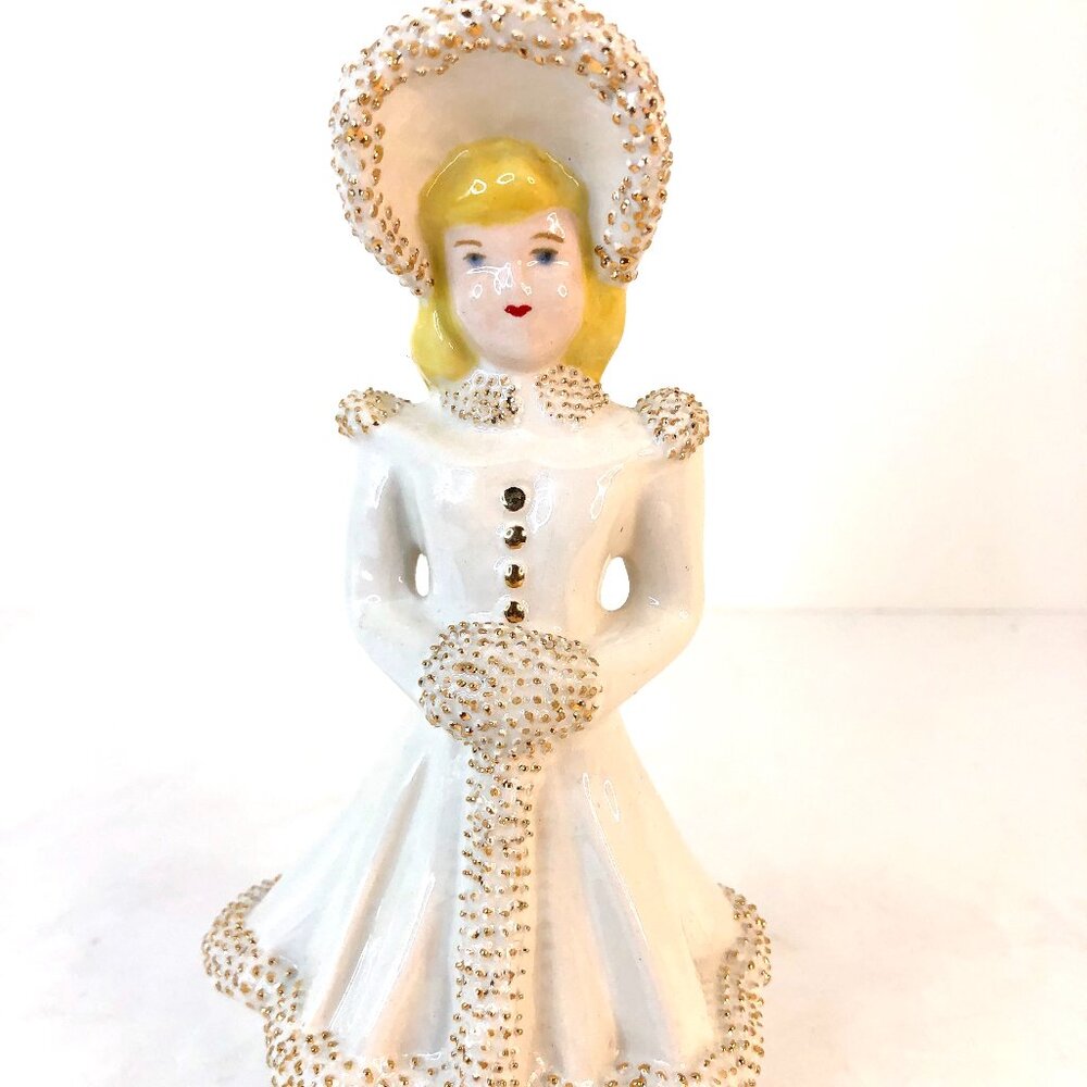 Vintage Lefton/Florence Ceramics "Betsy" Porcelain Blond Figurine
